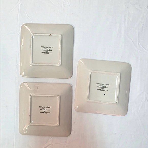 Olive-Themed Ceramic Plates Set - Picture 2 of 4